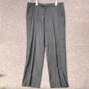 Pierre Cardin Adolfo Vieri Gray Dress Pants Men's Size 34x30 Classic Trousers